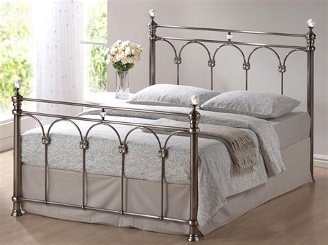 steel double bed with box|metal bedsteads double.